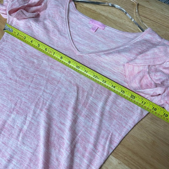 Lilly Pulitzer Fresca Sweater in Coral Reef Tint Space Dye Size Medium - Picture 4 of 10